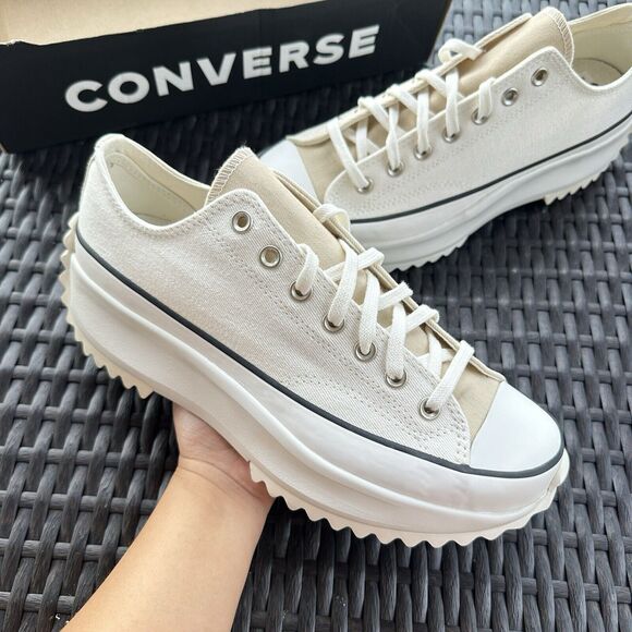 Converse Run Star Hike Low Summer White Denim Men\'s Shoes 171895C